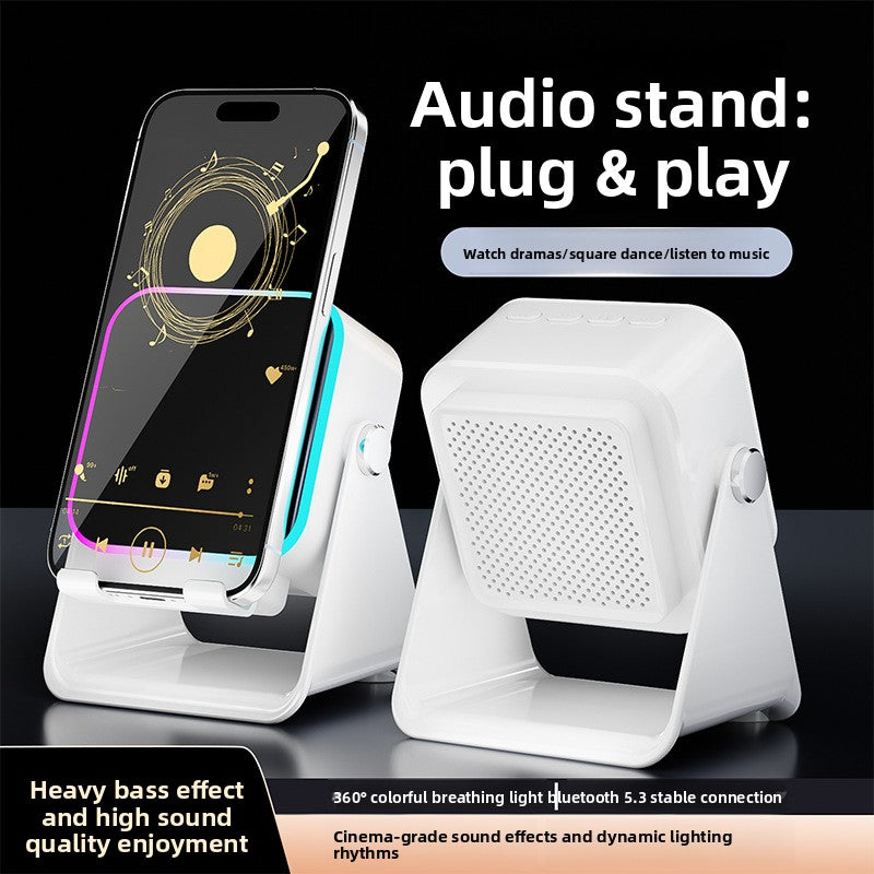Multifunctional Wireless Bluetooth Speaker with Phone Holder