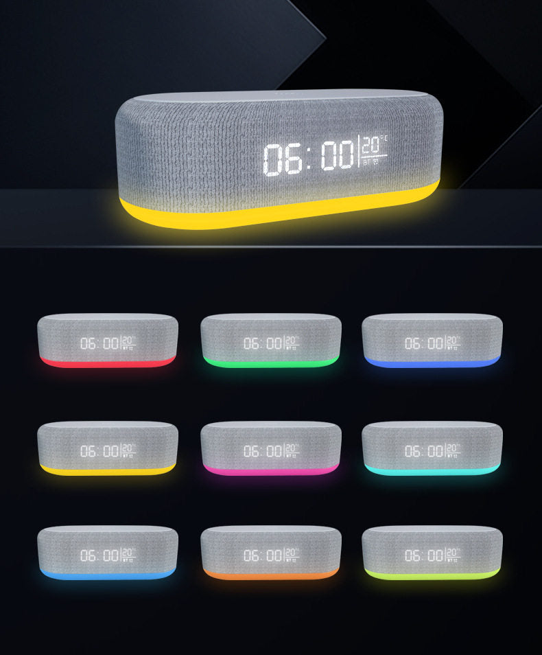 Multifunctional Wireless Charging Desk Clock