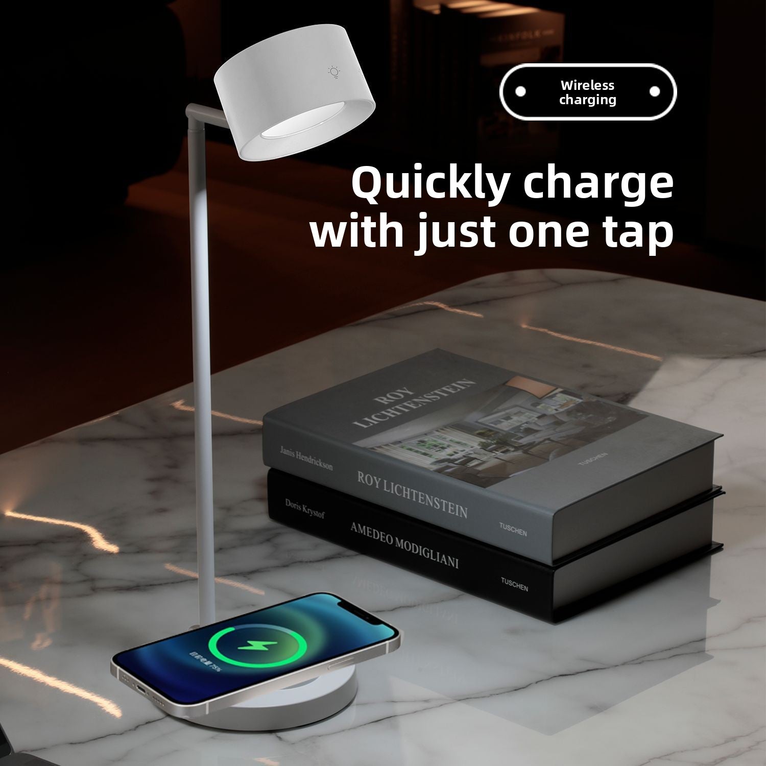Multifunctional Wireless Charging Table Lamp