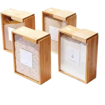 Multifunctional wooden storage box for home use