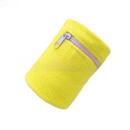 Multifunctional Zipper Sports Wristband for Running Cycling