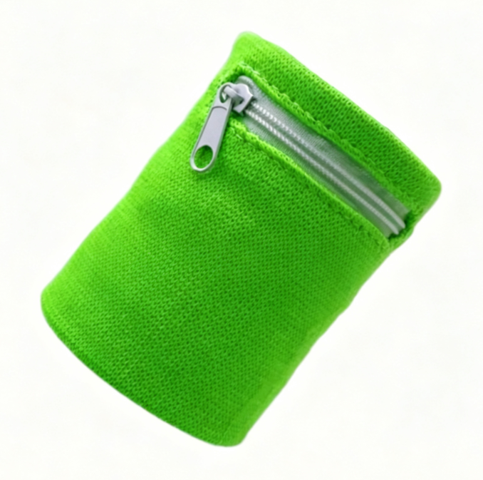 Multifunctional Zipper Sports Wristband for Running Cycling