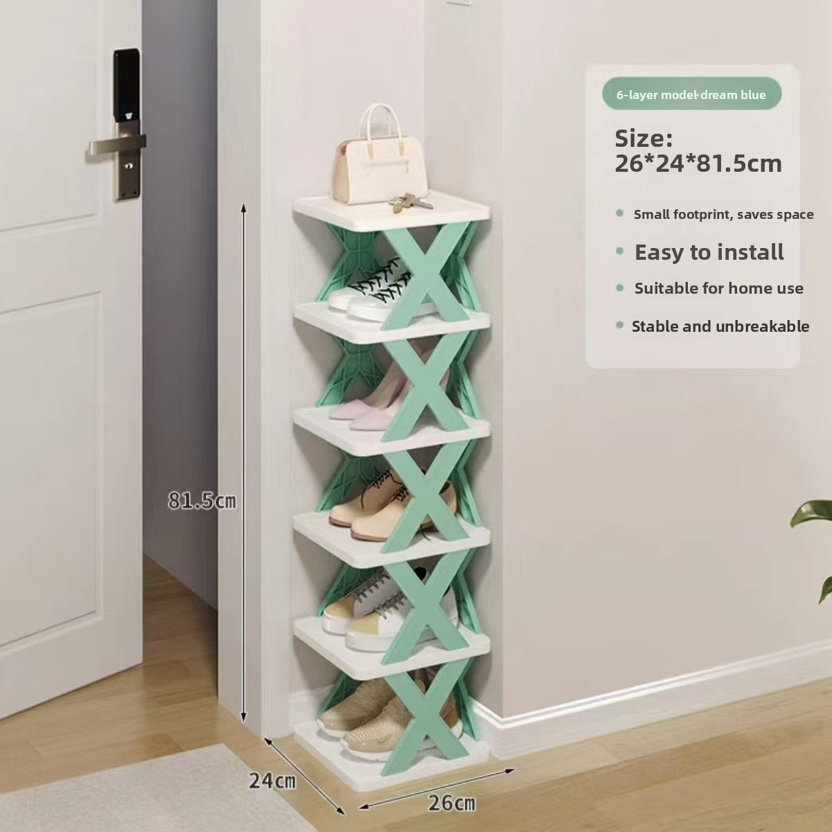 Multilayer Corner Shoe Rack