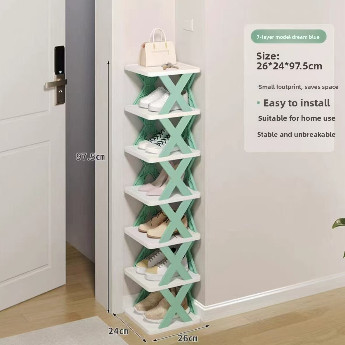 Multilayer Corner Shoe Rack