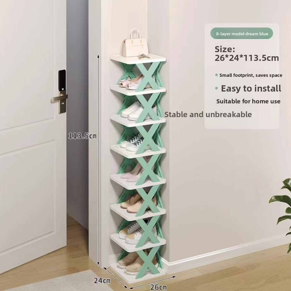 Multilayer Corner Shoe Rack