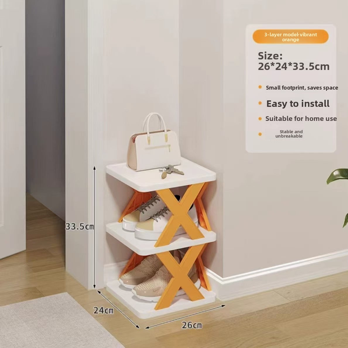 Multilayer Corner Shoe Rack