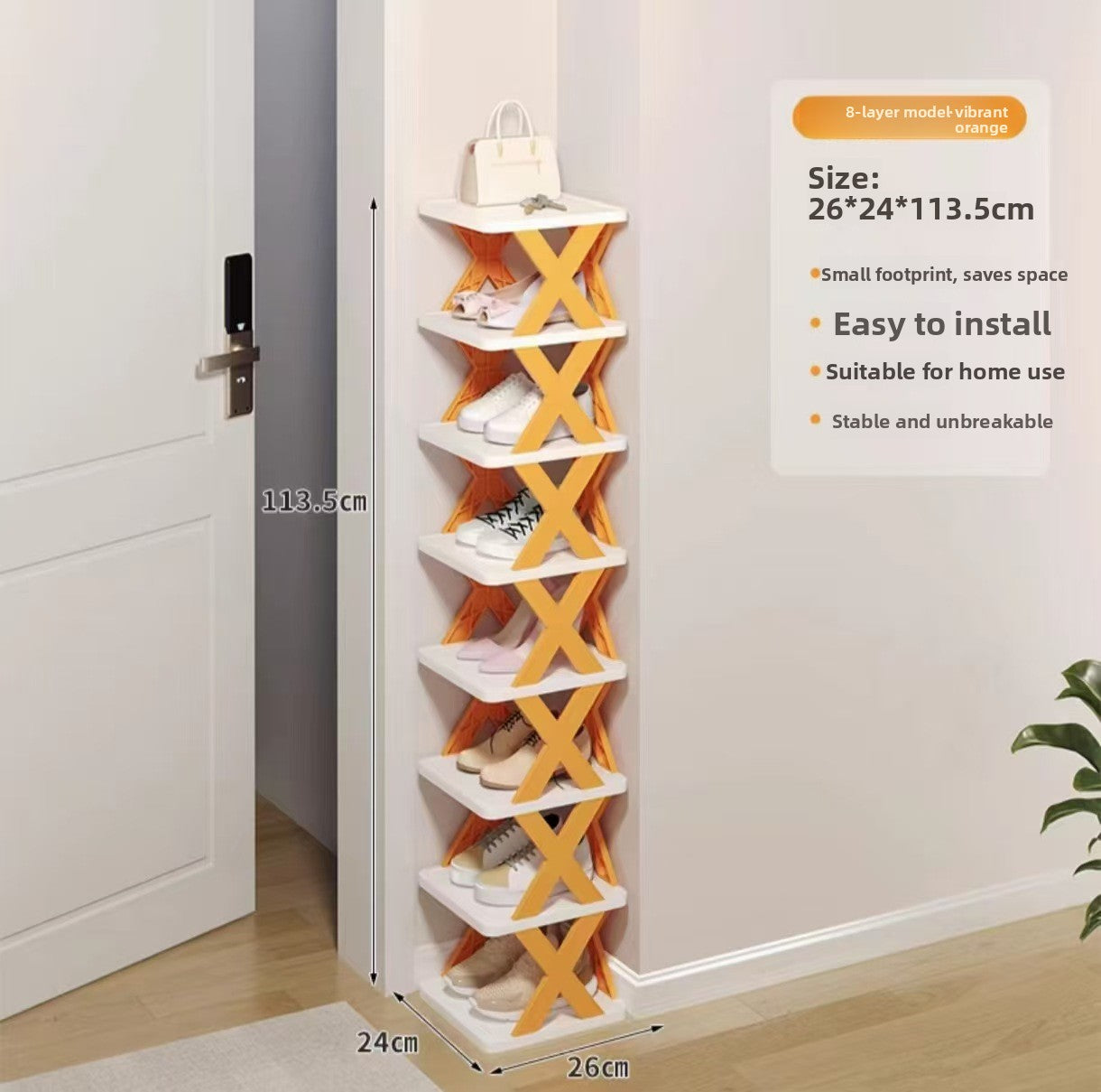 Multilayer Corner Shoe Rack