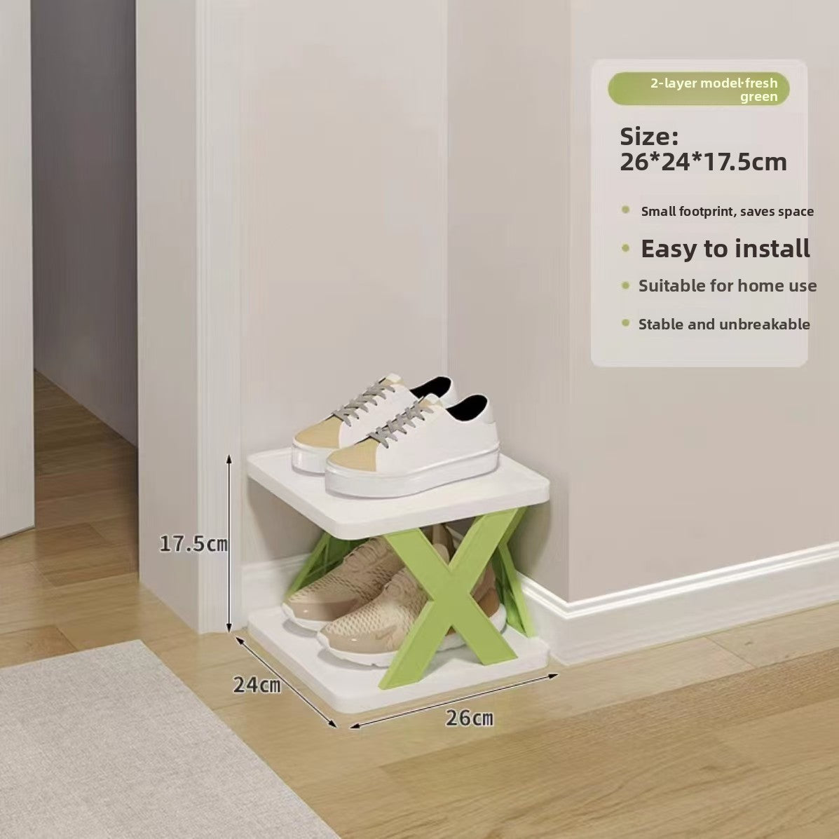 Multilayer Corner Shoe Rack