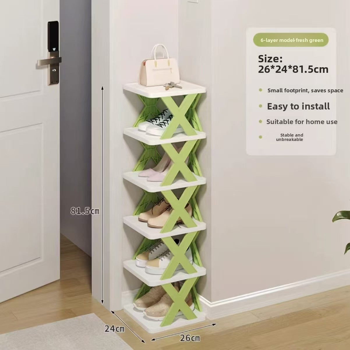 Multilayer Corner Shoe Rack
