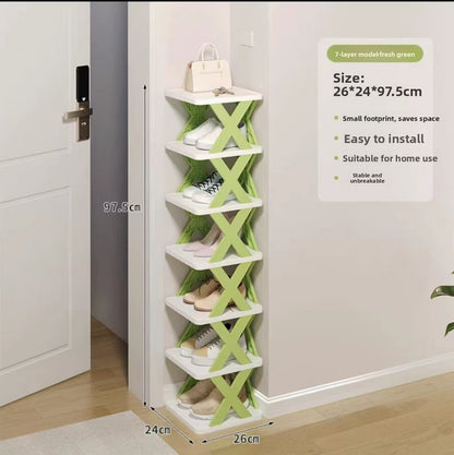 Multilayer Corner Shoe Rack