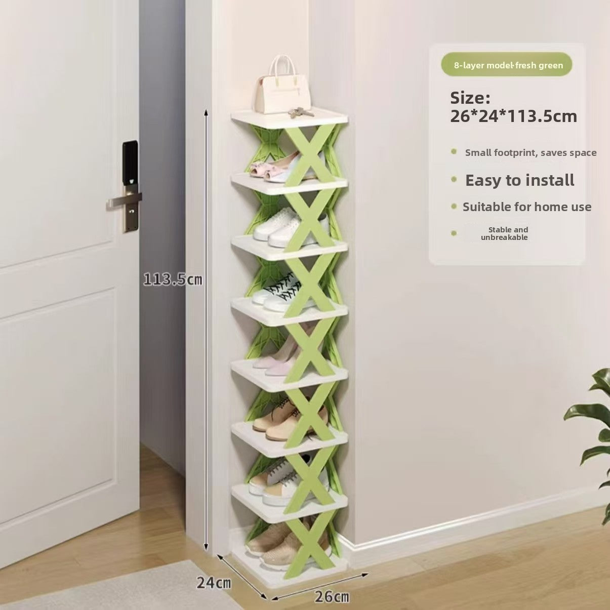 Multilayer Corner Shoe Rack