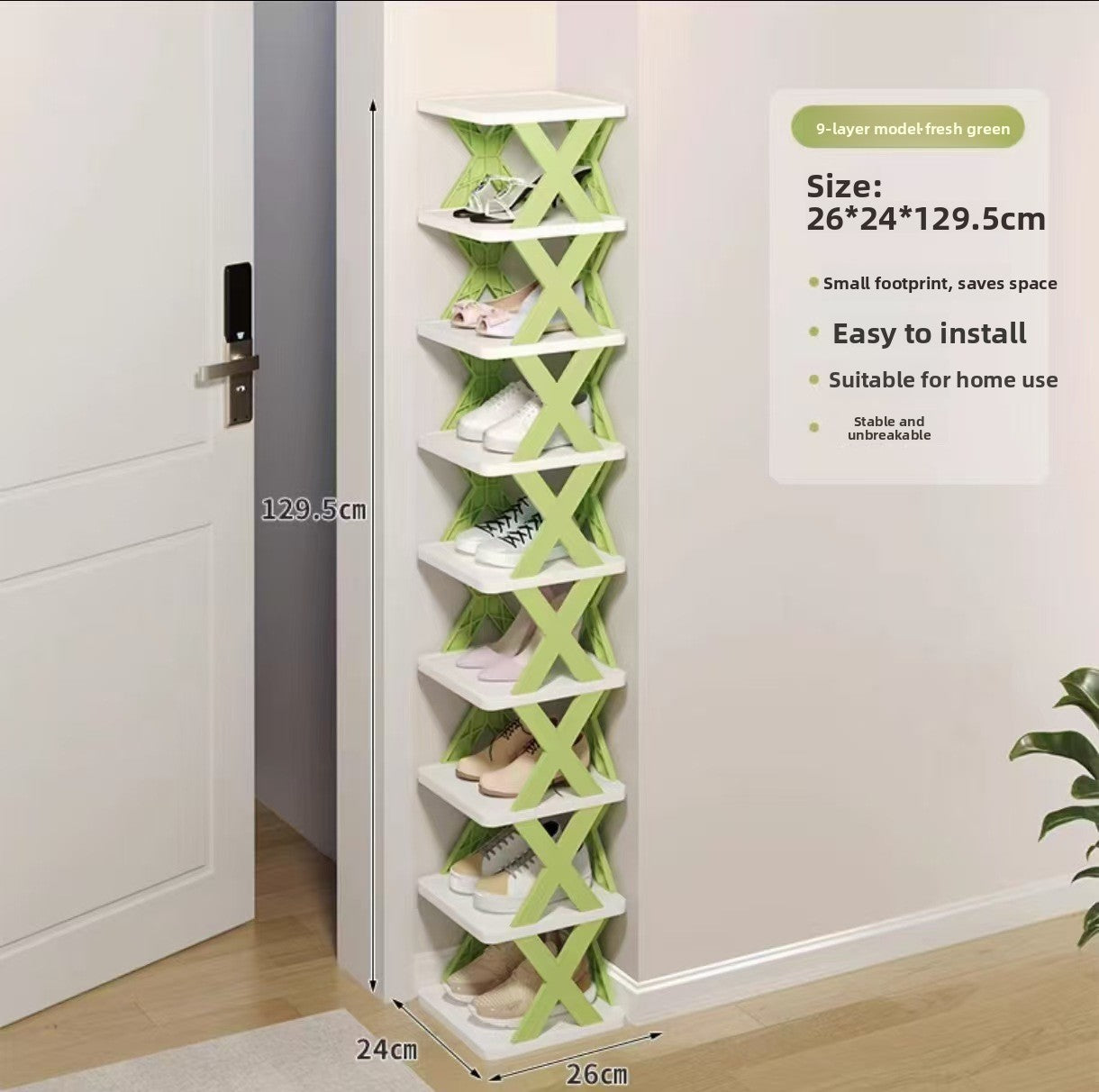 Multilayer Corner Shoe Rack