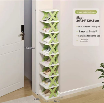 Multilayer Corner Shoe Rack