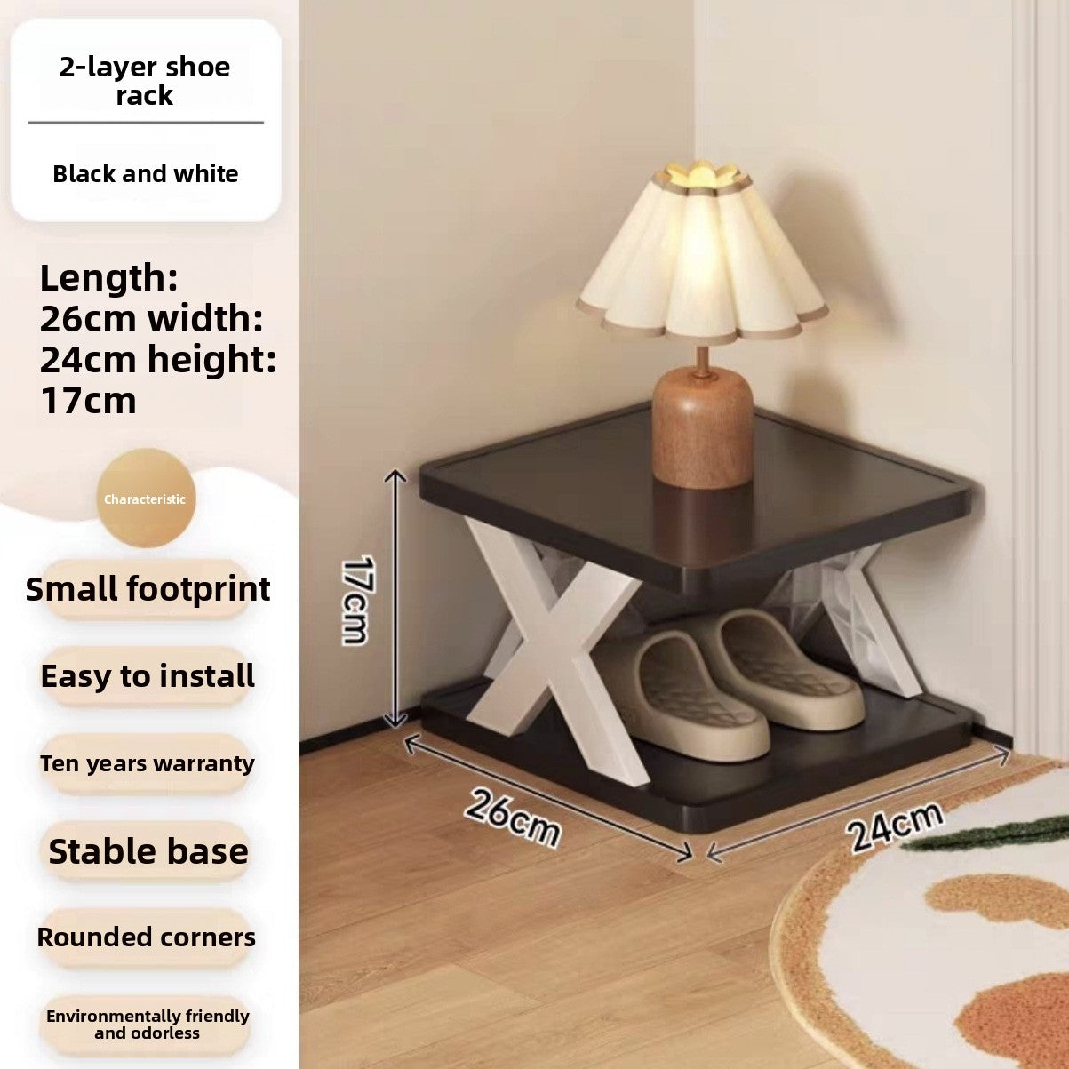 Multilayer Corner Shoe Rack