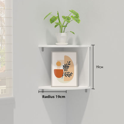 Multilayer Corner Wall Shelf
