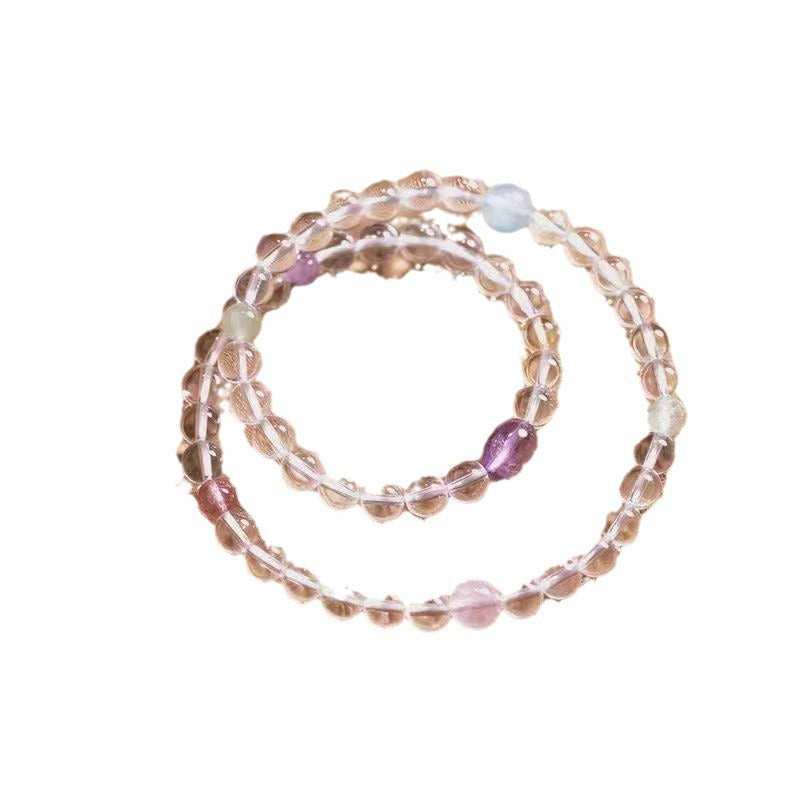 Multilayer Crystal Beaded Bracelet
