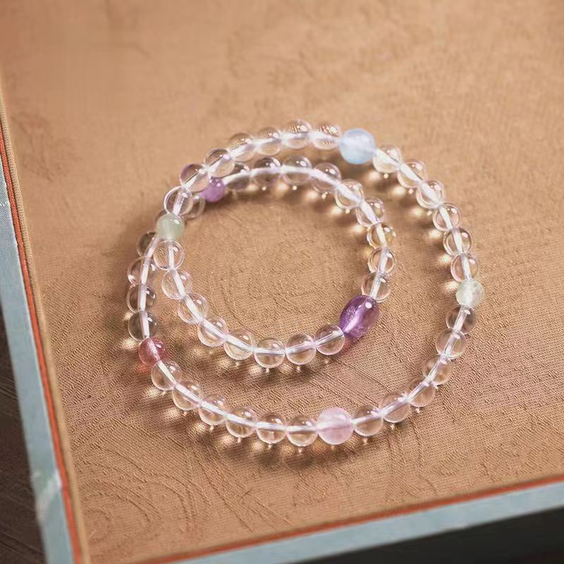 Multilayer Crystal Beaded Bracelet
