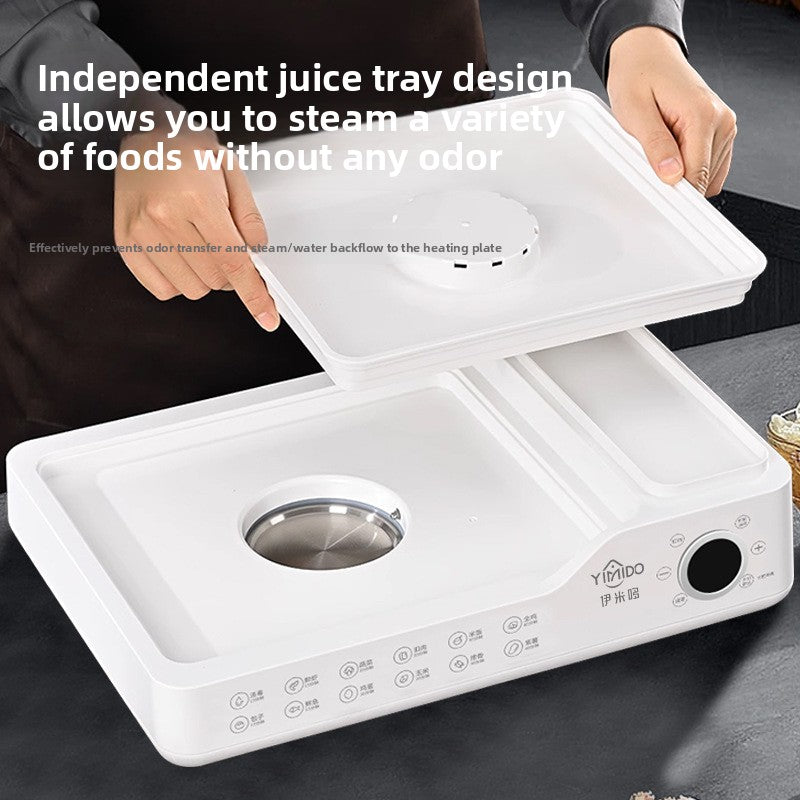 Multilayer Electric Food Steamer with Independent Water Tank