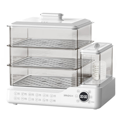 Multilayer Electric Food Steamer with Independent Water Tank