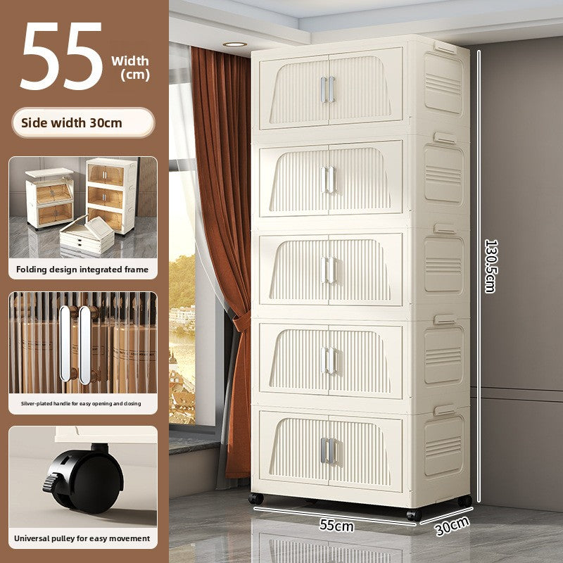Multilayer Foldable Storage Cabinet