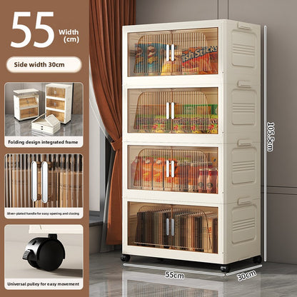Multilayer Foldable Storage Cabinet