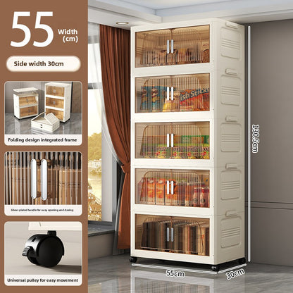 Multilayer Foldable Storage Cabinet