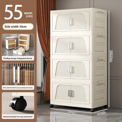 Multilayer Foldable Storage Cabinet