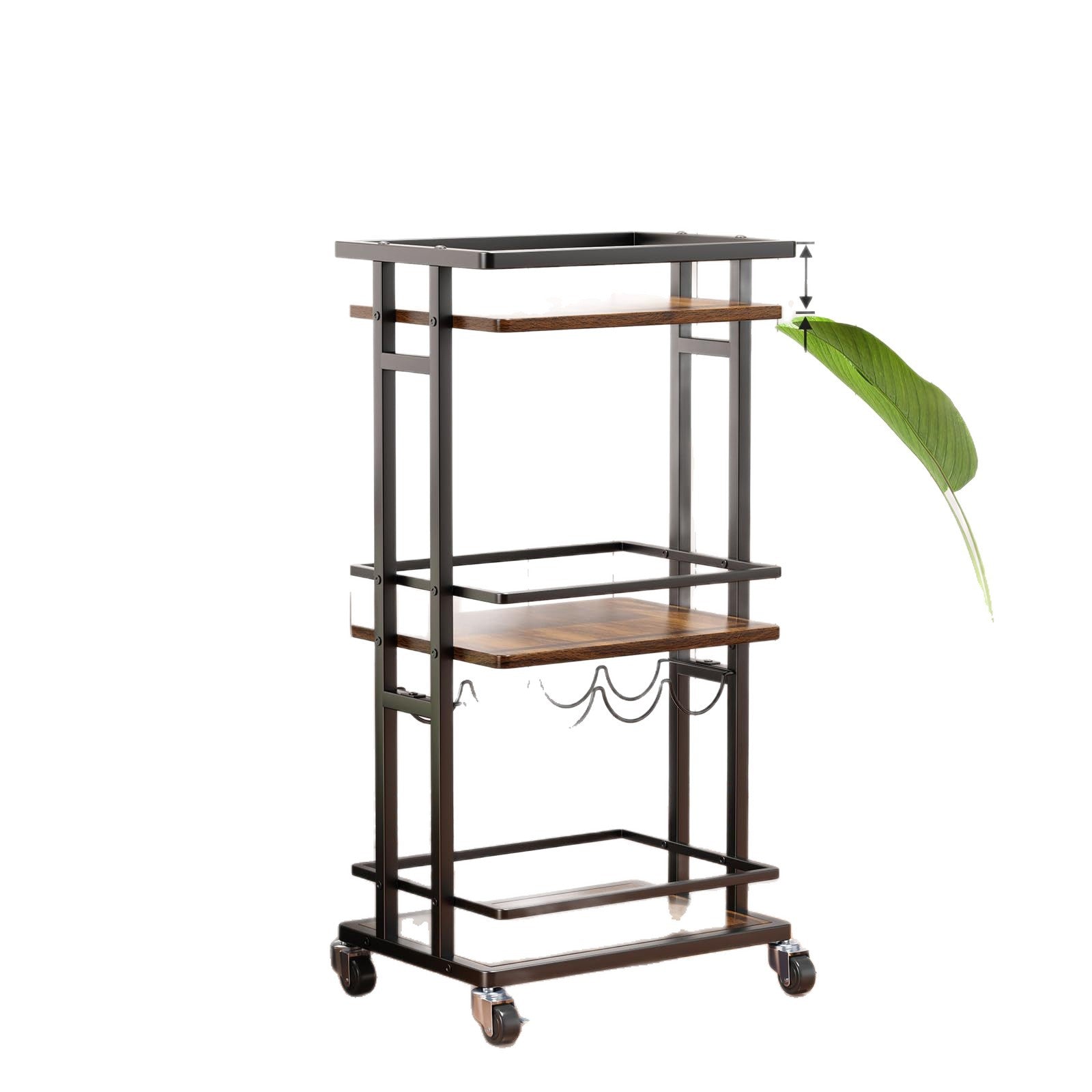 Multilayer Movable Wine Storage Rack