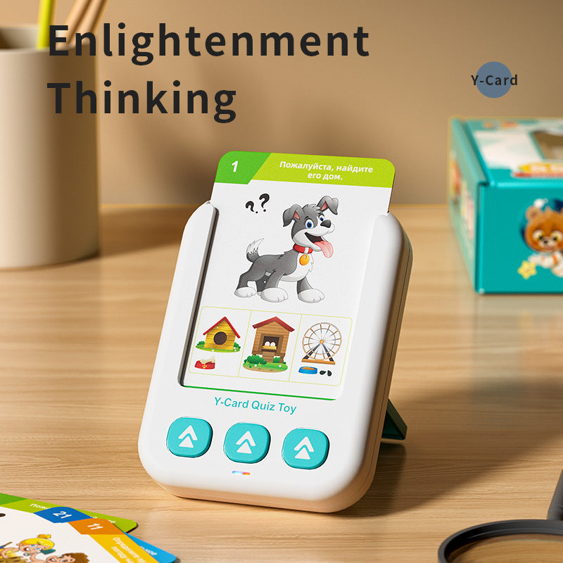 Multilingual Educational Card Reader with Voice Function