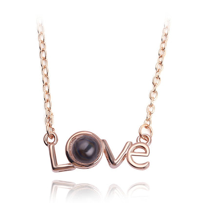 Multilingual Love Message Necklace