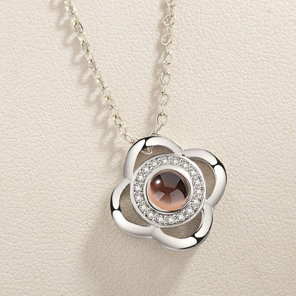 Multilingual Love Projection Necklace