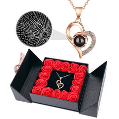 White Gold 1 rose gift box