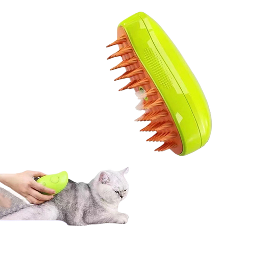 Multiple pet spray massage brushes