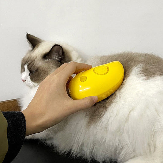 Multiple pet spray massage brushes