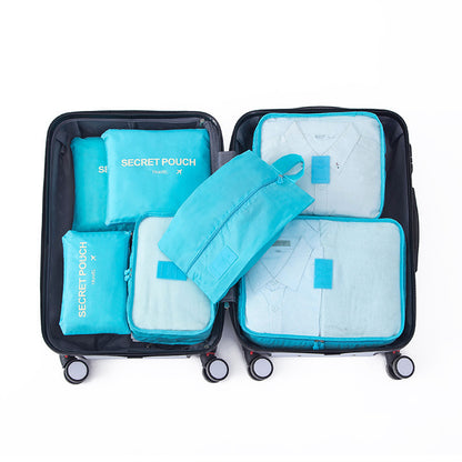 Multipurpose Travel Organizer Set with Compression Bags