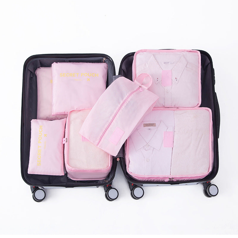 Multipurpose Travel Organizer Set with Compression Bags