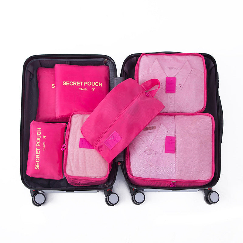 Multipurpose Travel Organizer Set with Compression Bags