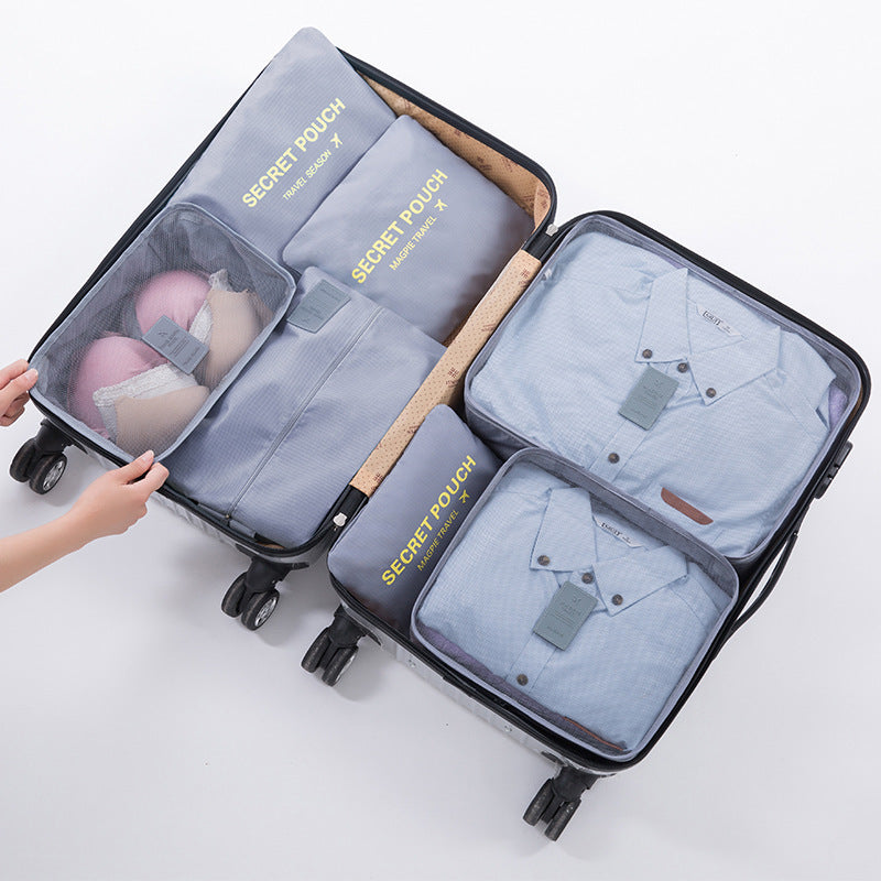 Multipurpose Travel Organizer Set with Compression Bags