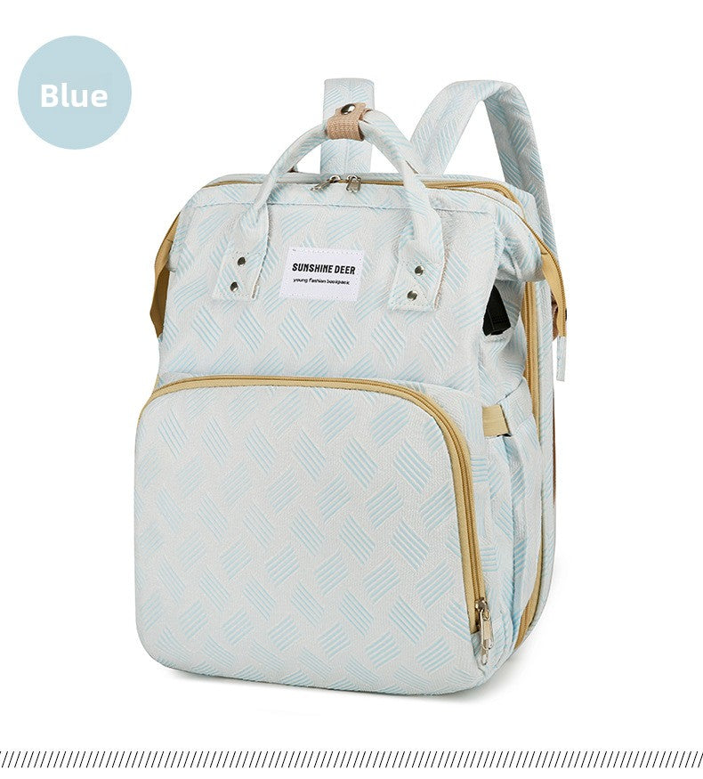 Mummy Bag with Awning USB Charging Multifunctional Backpack