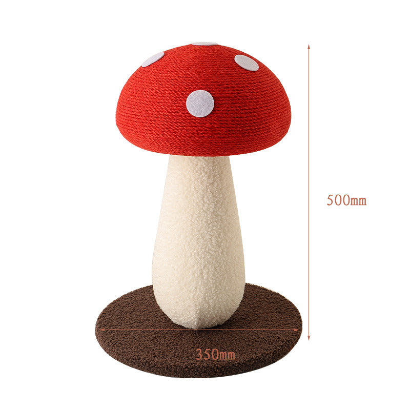 Mushroom Cat Climbing Frame with Scratching Post