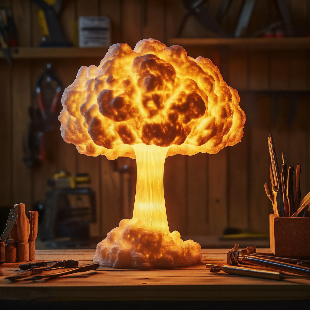 mushroom cloud lamp