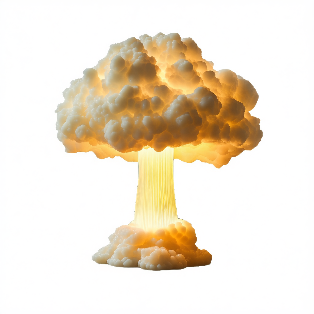 mushroom cloud lamp