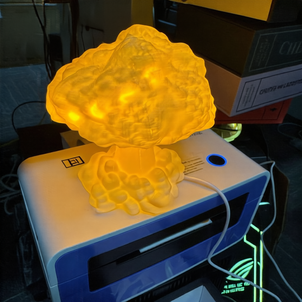 mushroom cloud lamp