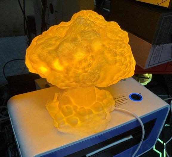mushroom cloud lamp