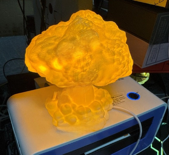 mushroom cloud lamp