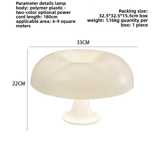 Mushroom PC Desk Lamp for Bedside Lighting