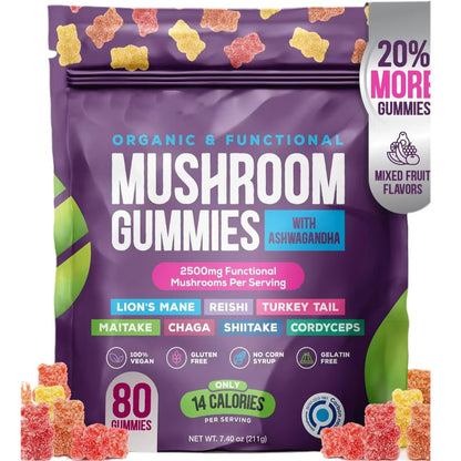 Mushroom Probiotic Gummy Candy