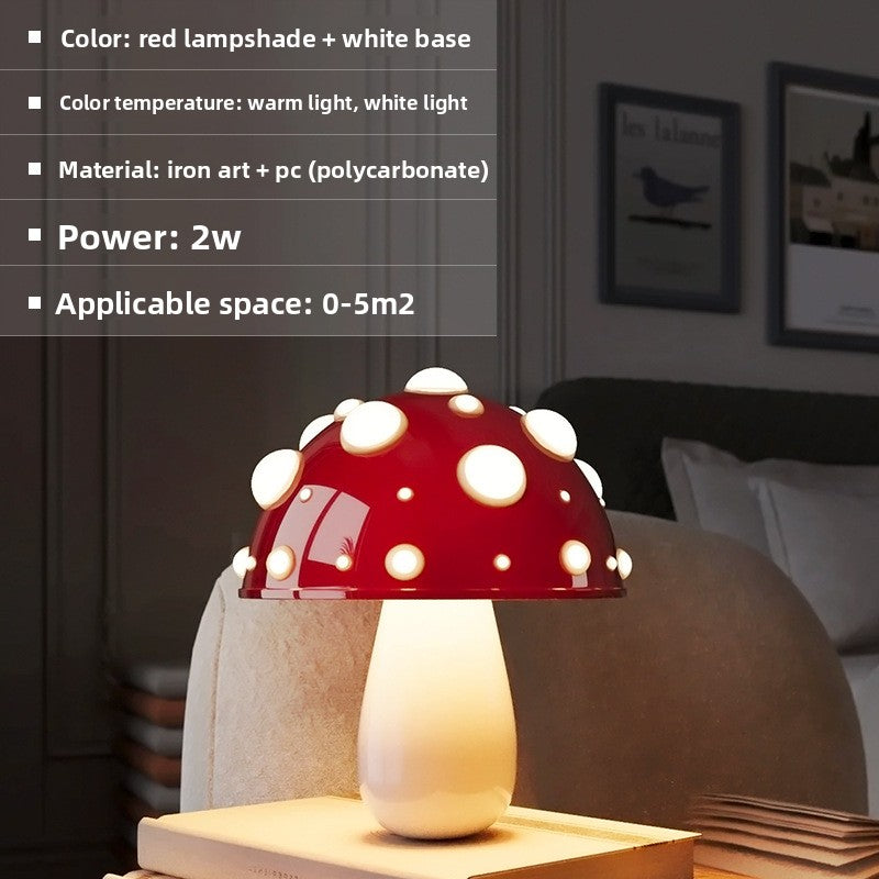 Mushroom Shape Dimmable Table Lamp