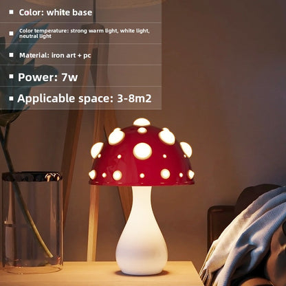 Mushroom Shape Dimmable Table Lamp