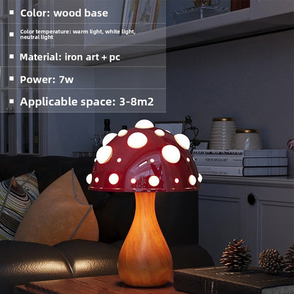 Mushroom Shape Dimmable Table Lamp